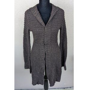 💜✨Gold Metallic Sparkle & Brown  Sweater